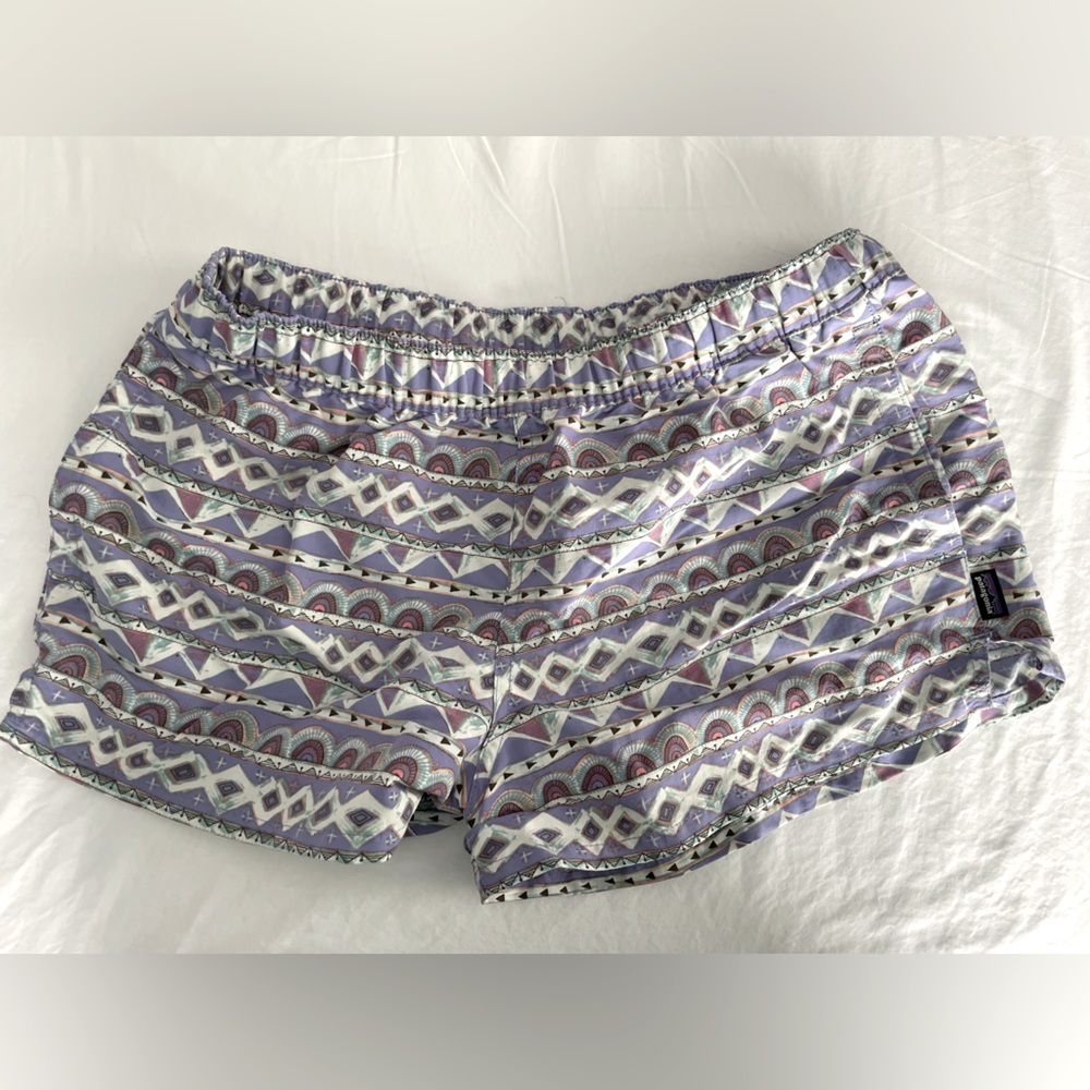 Patagonia Women’s Barely Baggies Shorts Pockets  Medium Purple